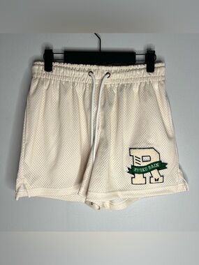 Ryoko Rain Classic Mesh Shorts Mens Small Cream Beige